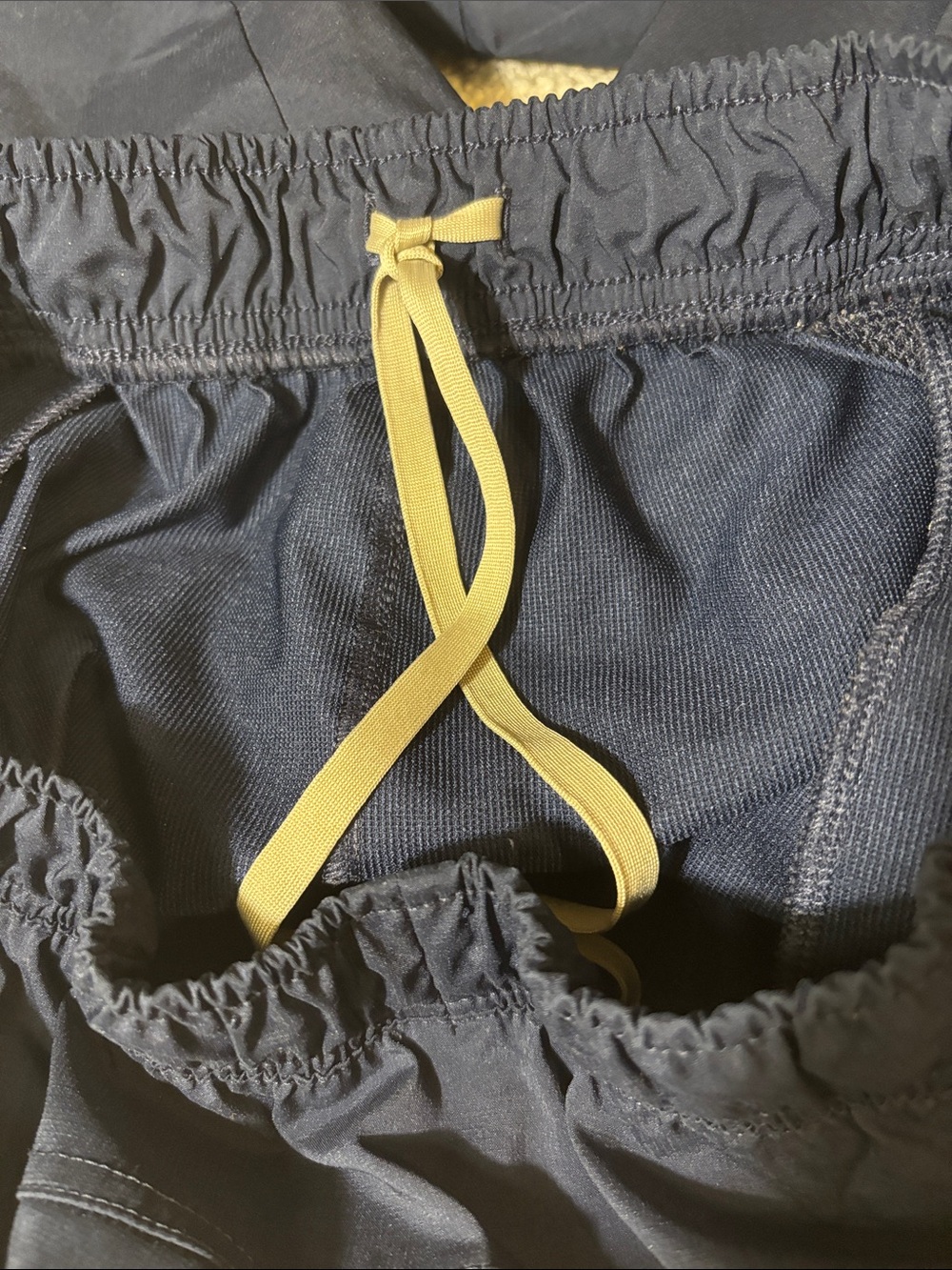 Men's Navy Athletic Qwick Dry Windbreaker Track Pants - Picture 9 of 10